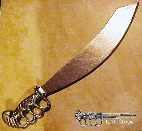 E. W. Stone, Sr. Skull & Cobra Souvenir Scimitar