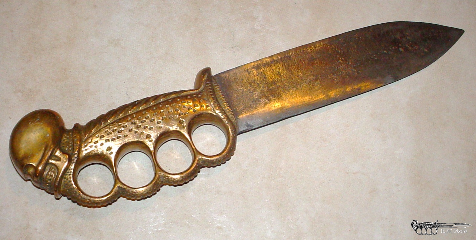 E. W. Stone, Sr. 1st Pattern Prototype Brass Knuckle Knife